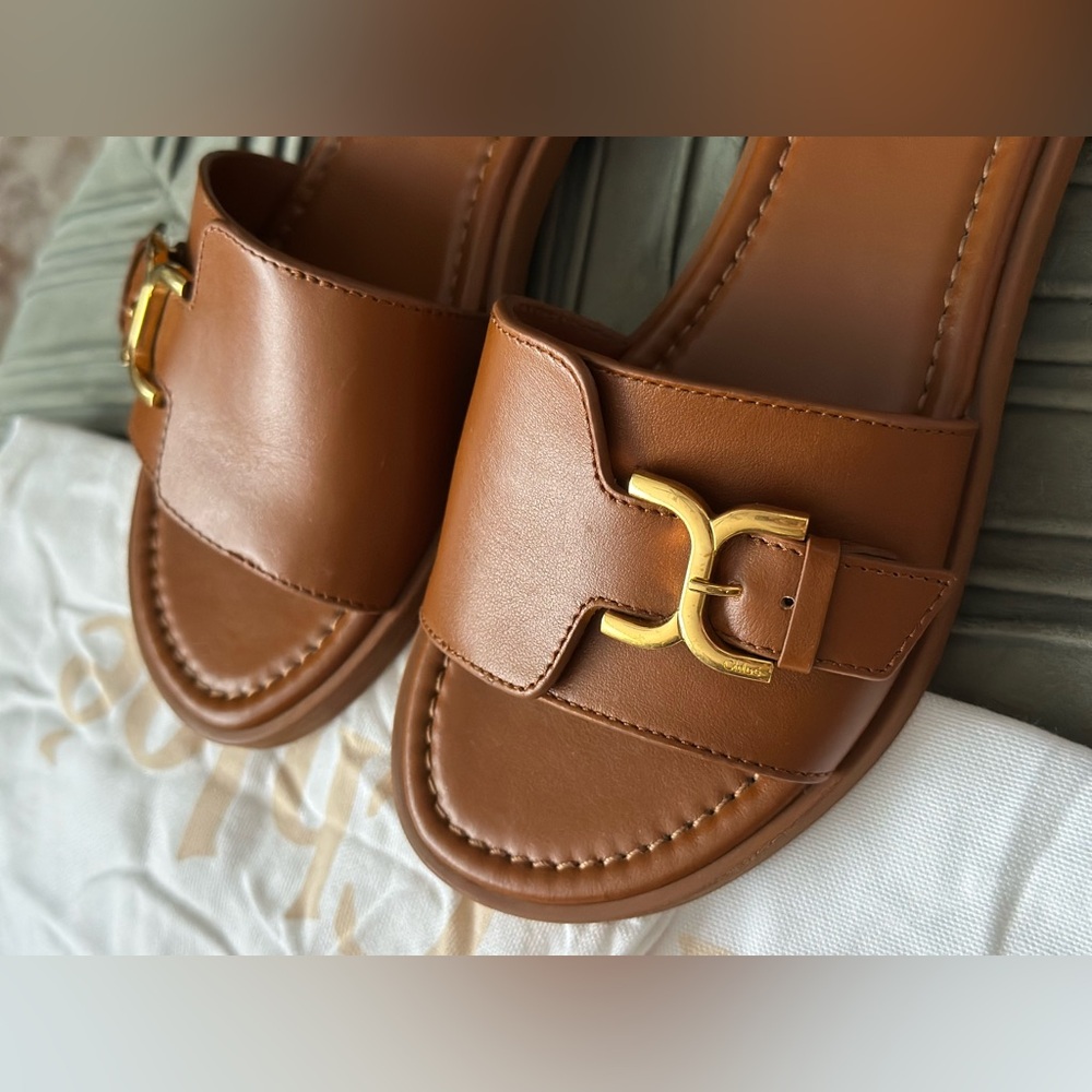 CHLOÉ Marcie Slide Sandals - Picture 6 of 6